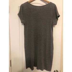 Mossimo Grey T-Shirt Dress